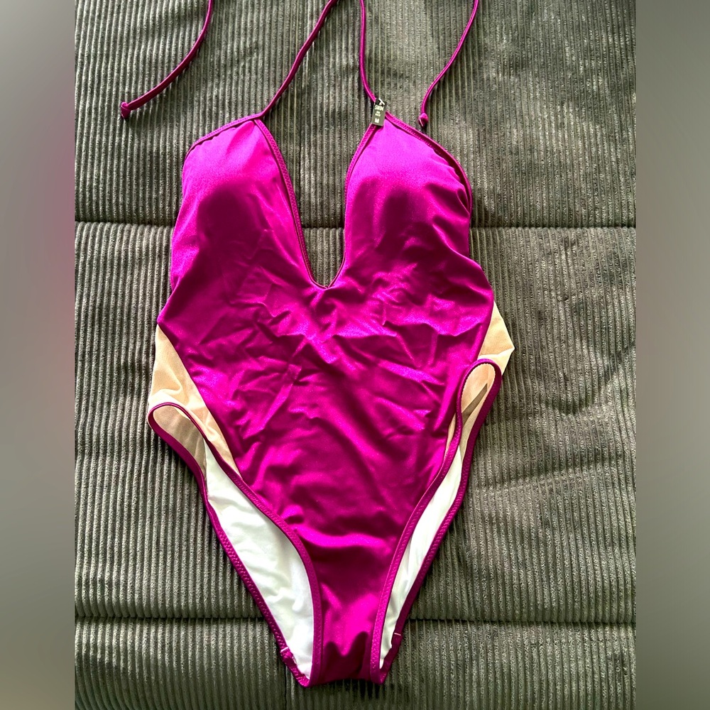 VS Pink Swimsuit Brand NEW WITH TAGS! Mesh on sides as shown in pictures